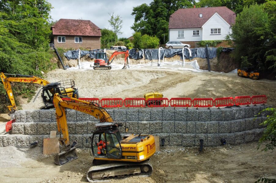 Little Bex Hill Bank Stabilisation, Benenden